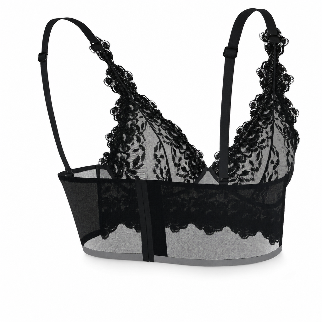 Elegant Triangle Lace Bra