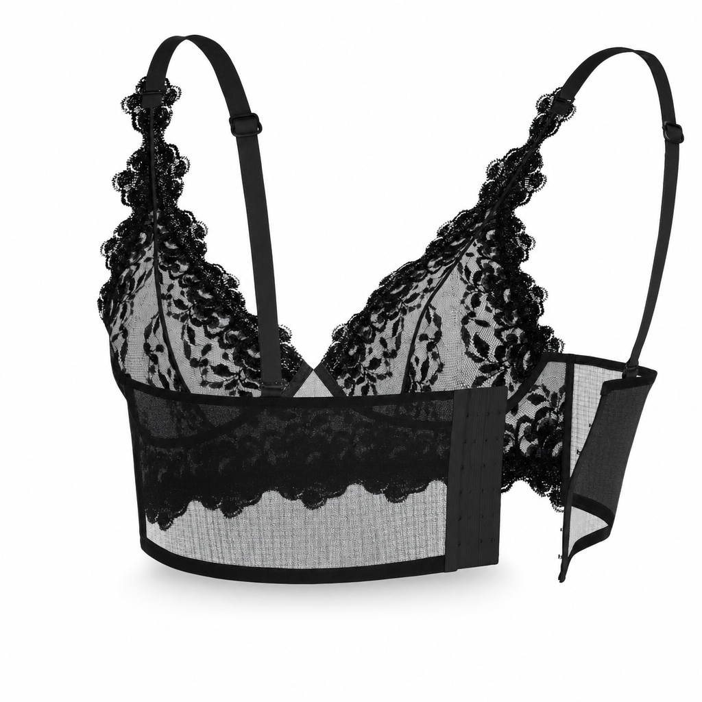 Elegant Triangle Lace Bra