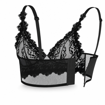 Elegant Triangle Lace Bra